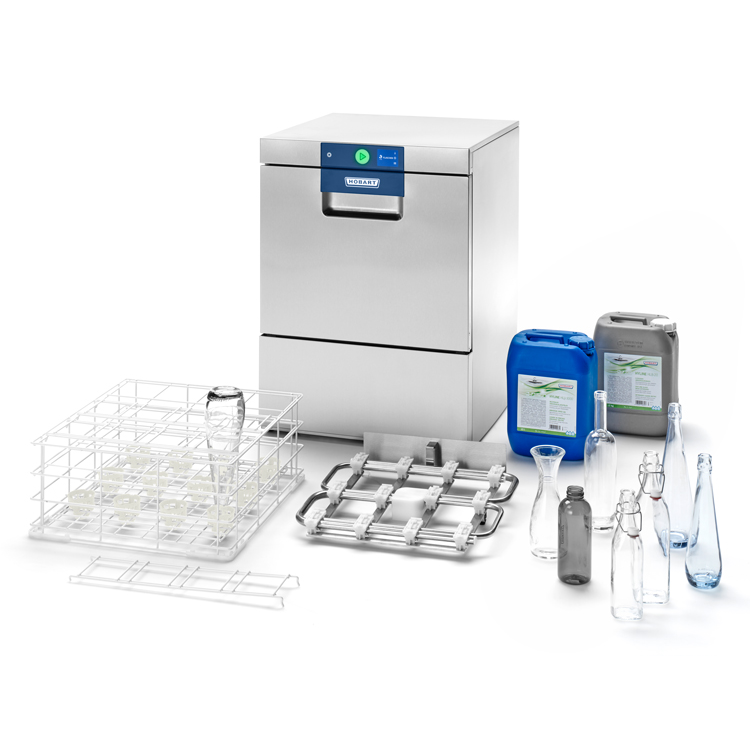Hobart Flaschenspuelsystem 1, lab dryer, benchtop dryer, stainless steel, laboratory, kit accessories