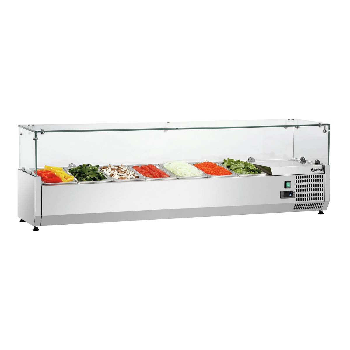 Bartscher 110272 Kuehlaufsatzvitrine 1