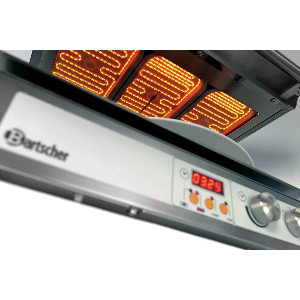 Bartscher 101546 Lift Salamander Ansicht von Unten in den Wärmedeckel