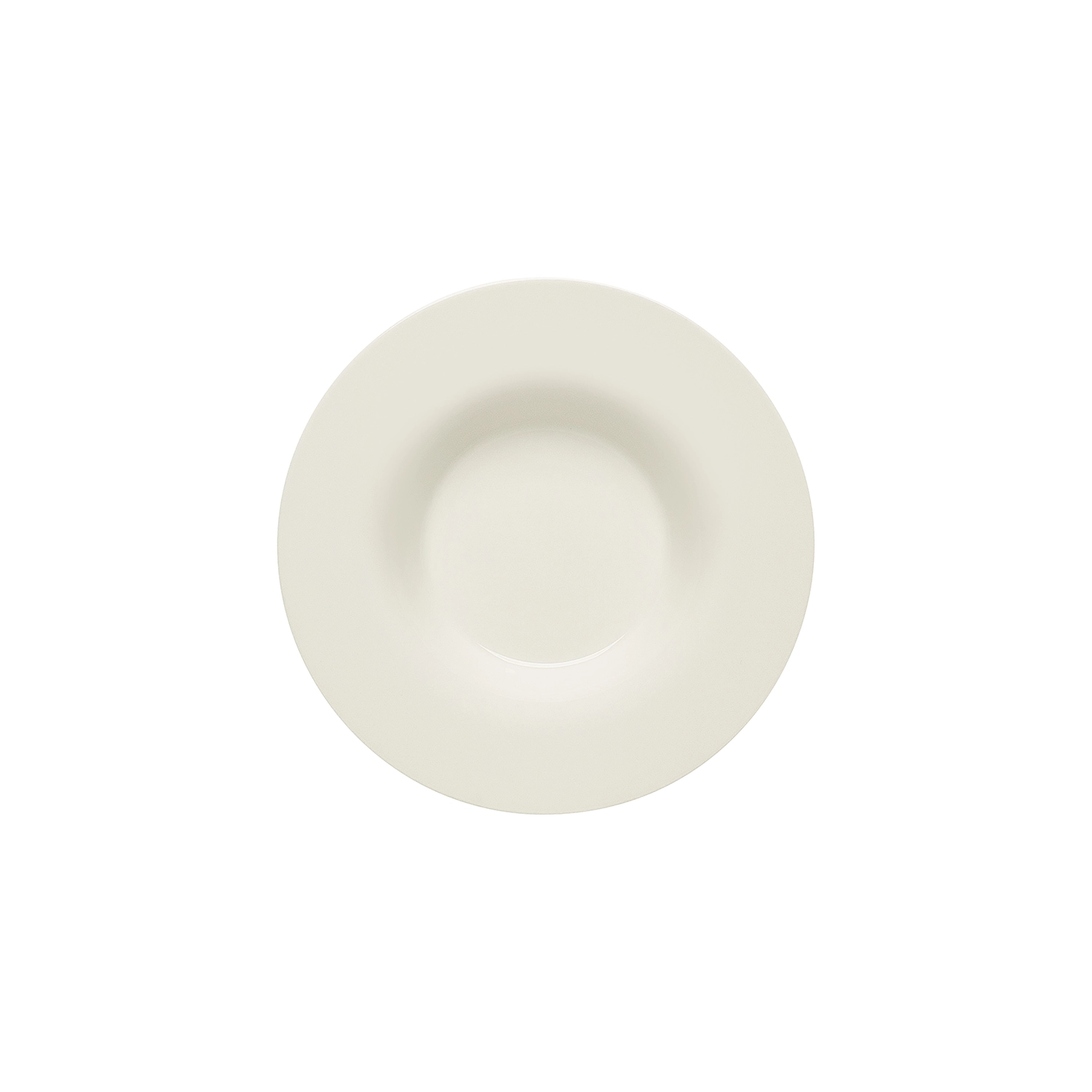 Bauscher Purity Teller tief rund Fahne 669012062 Draufsicht