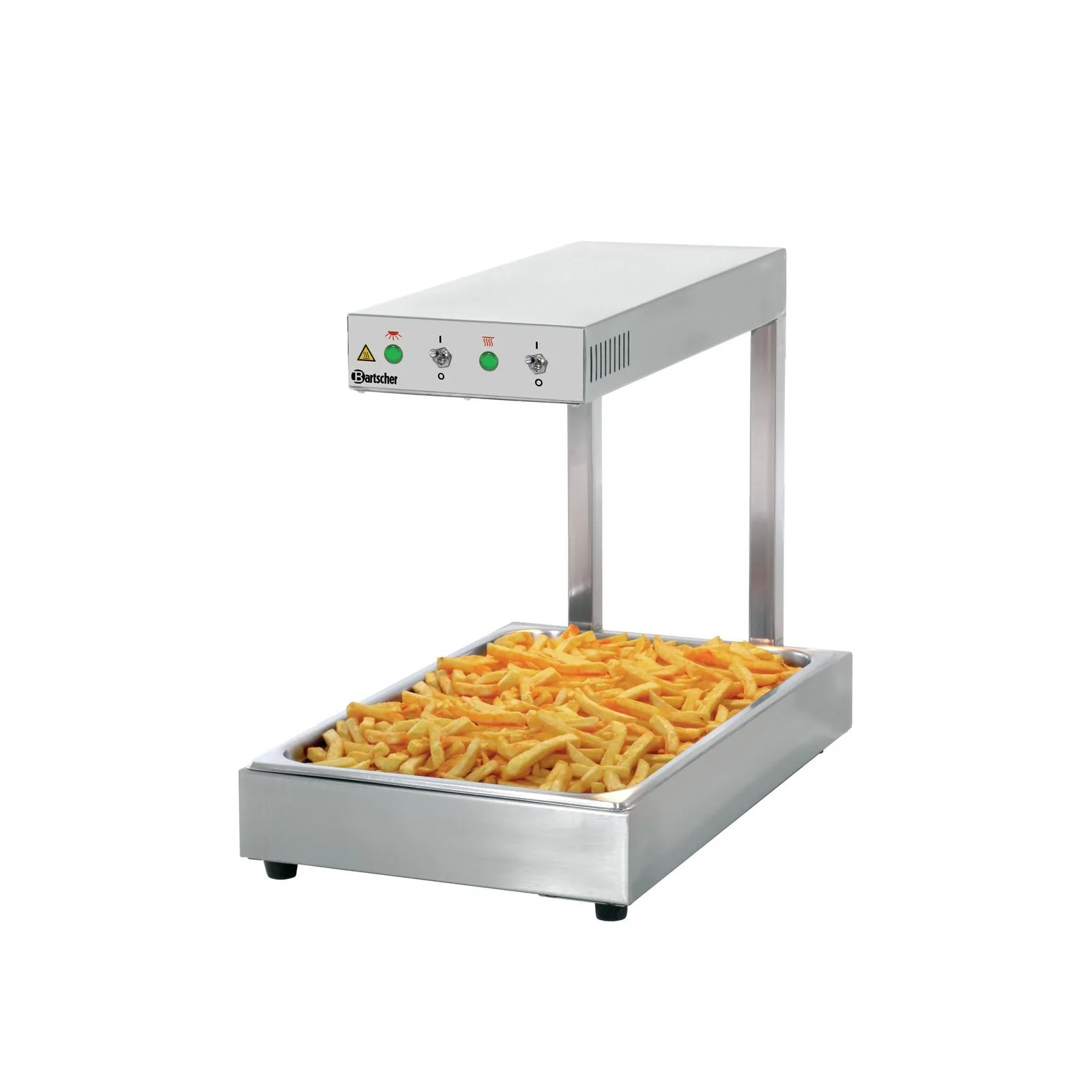 Bartscher A114001 Wärmebrücke IHR1000 1/1 mit Essen gedreht
