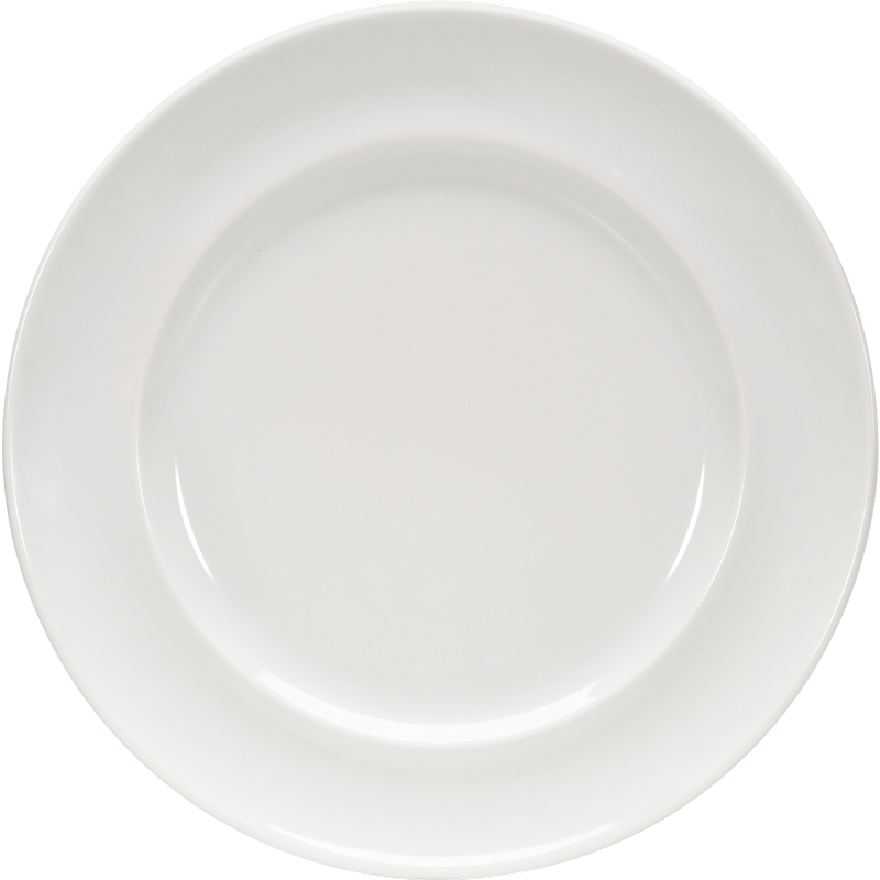 Bauscher 6920616 Teller flach schmale Fahne, Porzellan, Töpferei, Mahlzeit, Teller, Gericht