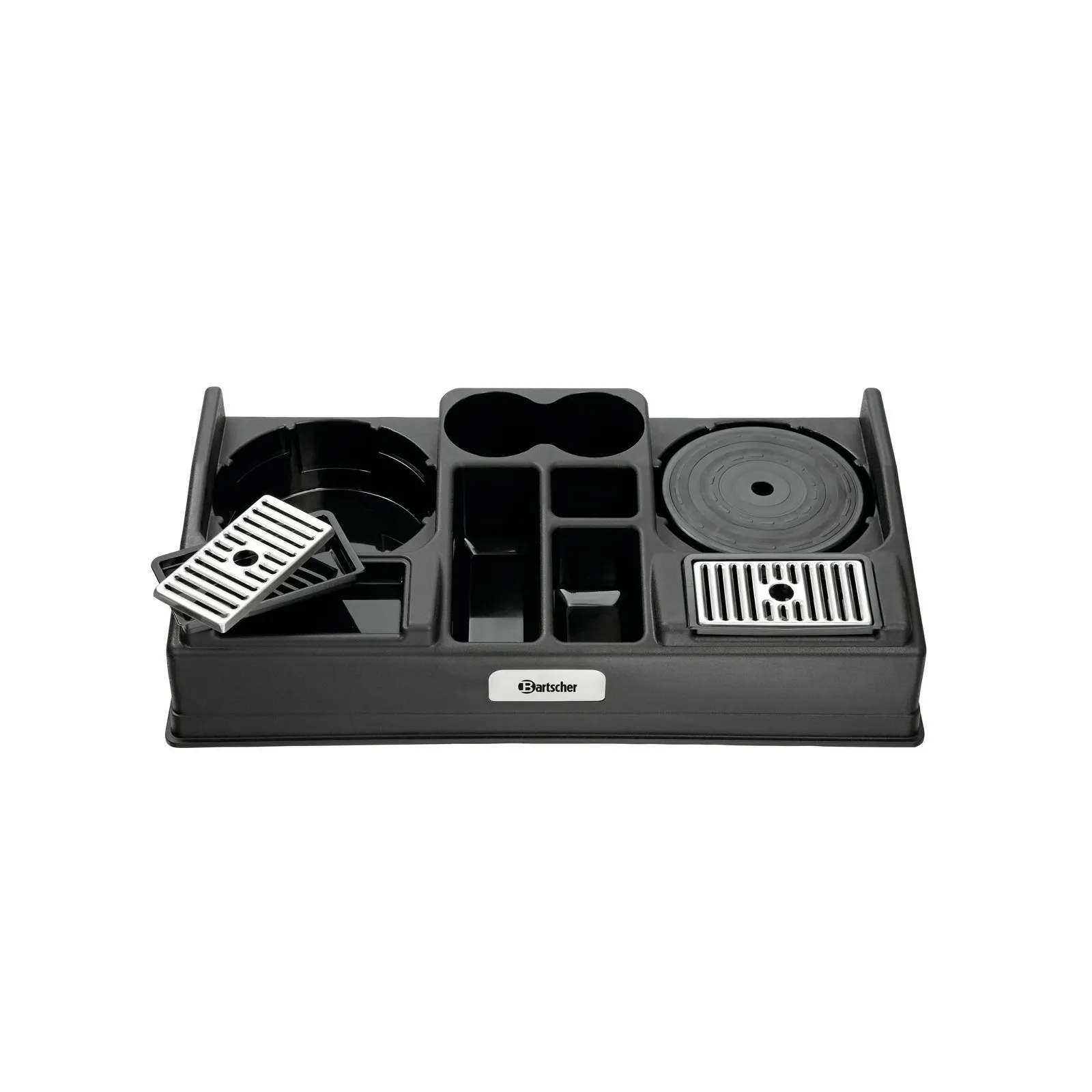 Bartscher 190154 Kaffeestation 2190 Ansicht Komplett, ohne Zubehör, Küchenorganizer, Koch-Organizer, Küchenutensilien, Grillplatte, Ablage mit Fächern