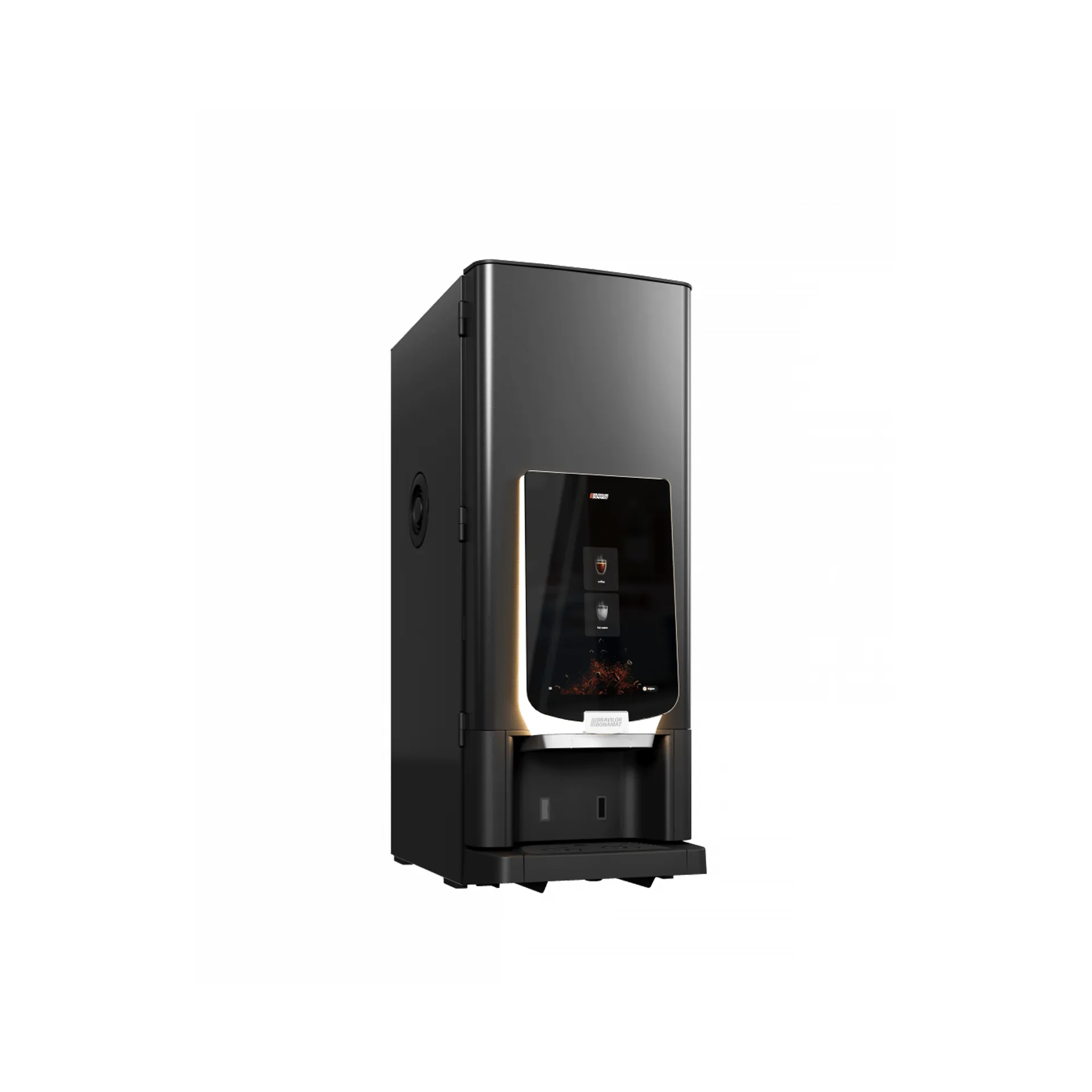 Kühlschrank, Wasserspender, Schwarz, Glastouchscreen, Elektrogerät