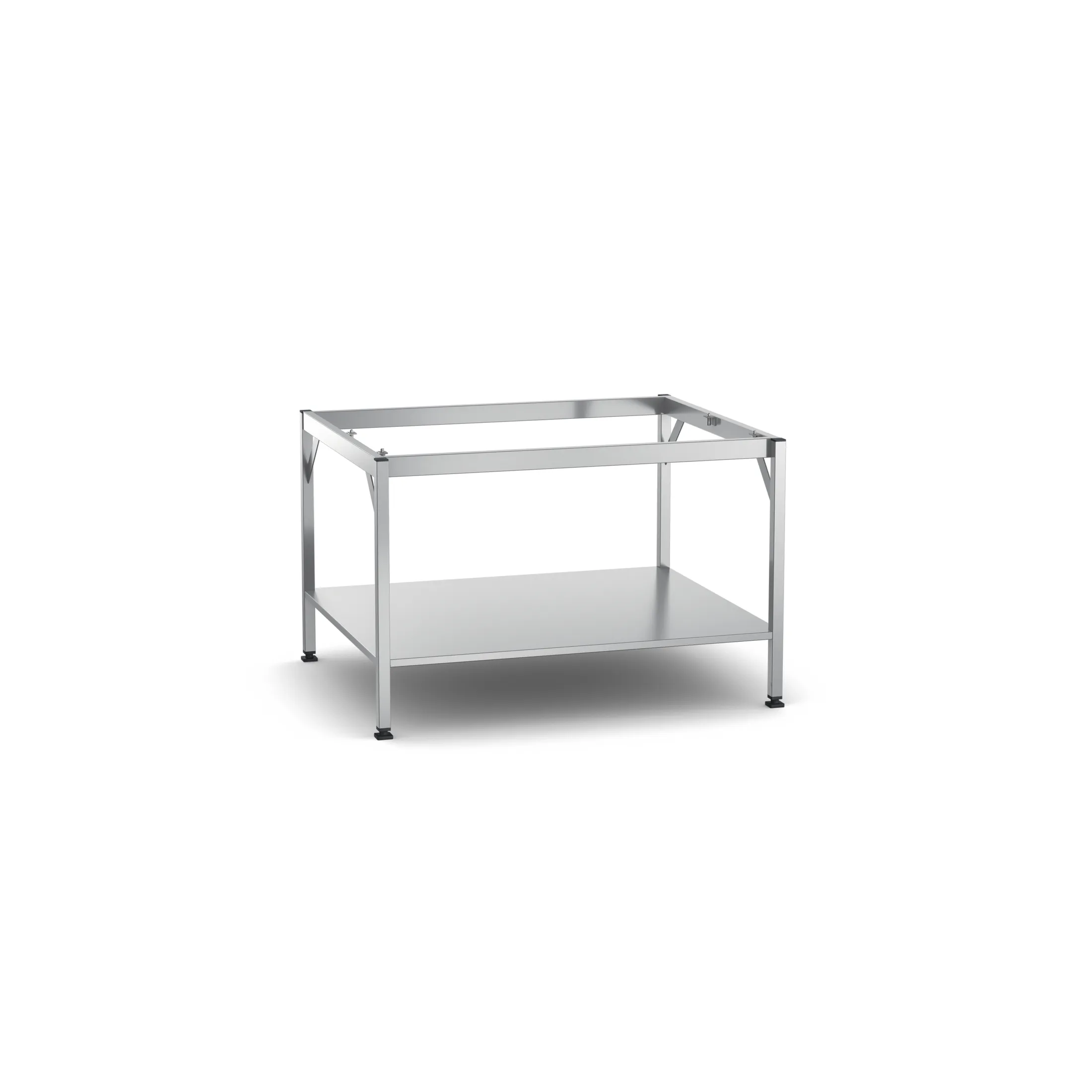 Rational Untergestell UGI Standard 60.31.090, Metallregal, Stahlregal, Küchentabletts?, Schwerlastregal, Zweistufiges Regal