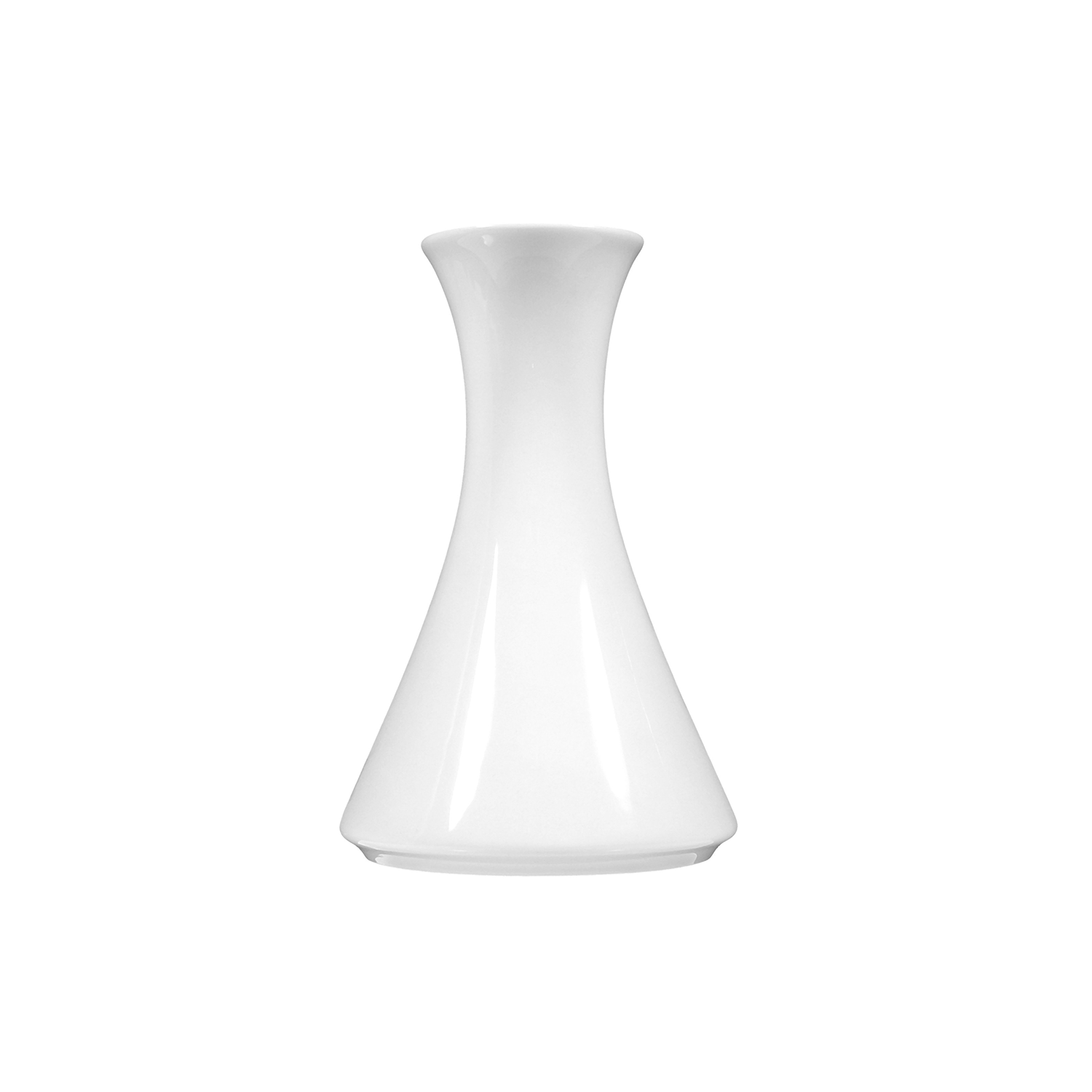 Vase, Porzellan, Weiß, Keramik,  Glasiert