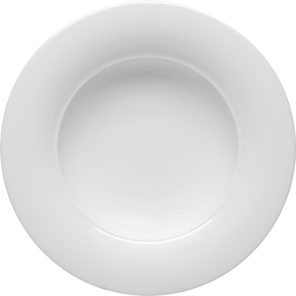 Schoenwald 9190124 Teller tief breite Fahne, Porzellan, Töpferei, Mahlzeit, Teller, Untertasse