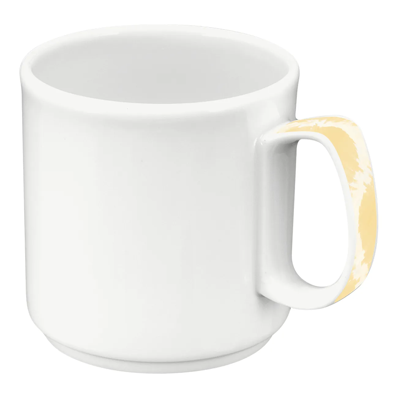 Bauscher Care Dimension Invita Becher Dekor auf Henkel Calmera Yellow 6905331 426387