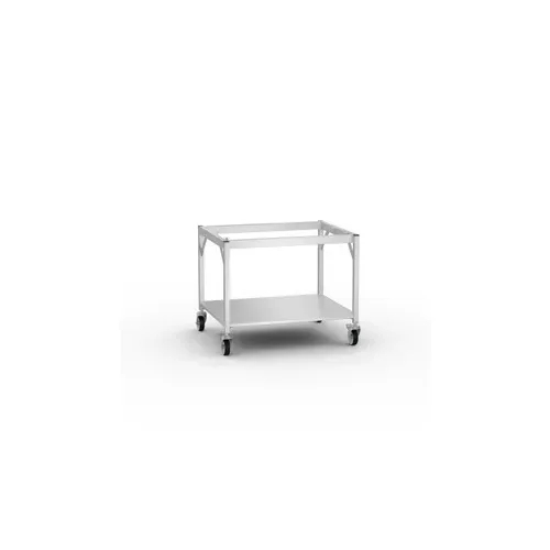 Rational Untergestell UGI mit Lenkrollen 60.31.102, Tischwagen, Metalltisch, Rollwagen, Küchentisch, Glatte Oberfläche