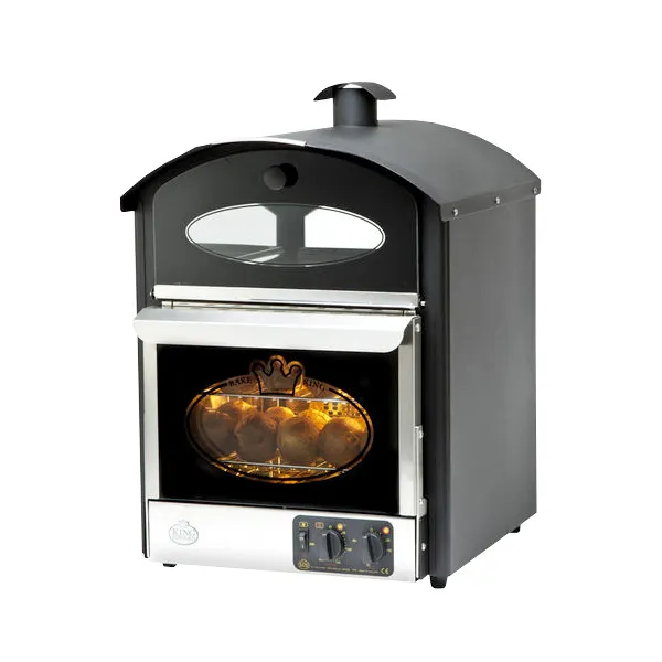 Neumaerker 05-51206 King Edward Bake King Mini, Kaminofen, Gaskocher, Backofen, Ofen mit Sichtfenster, Metallgehäuse