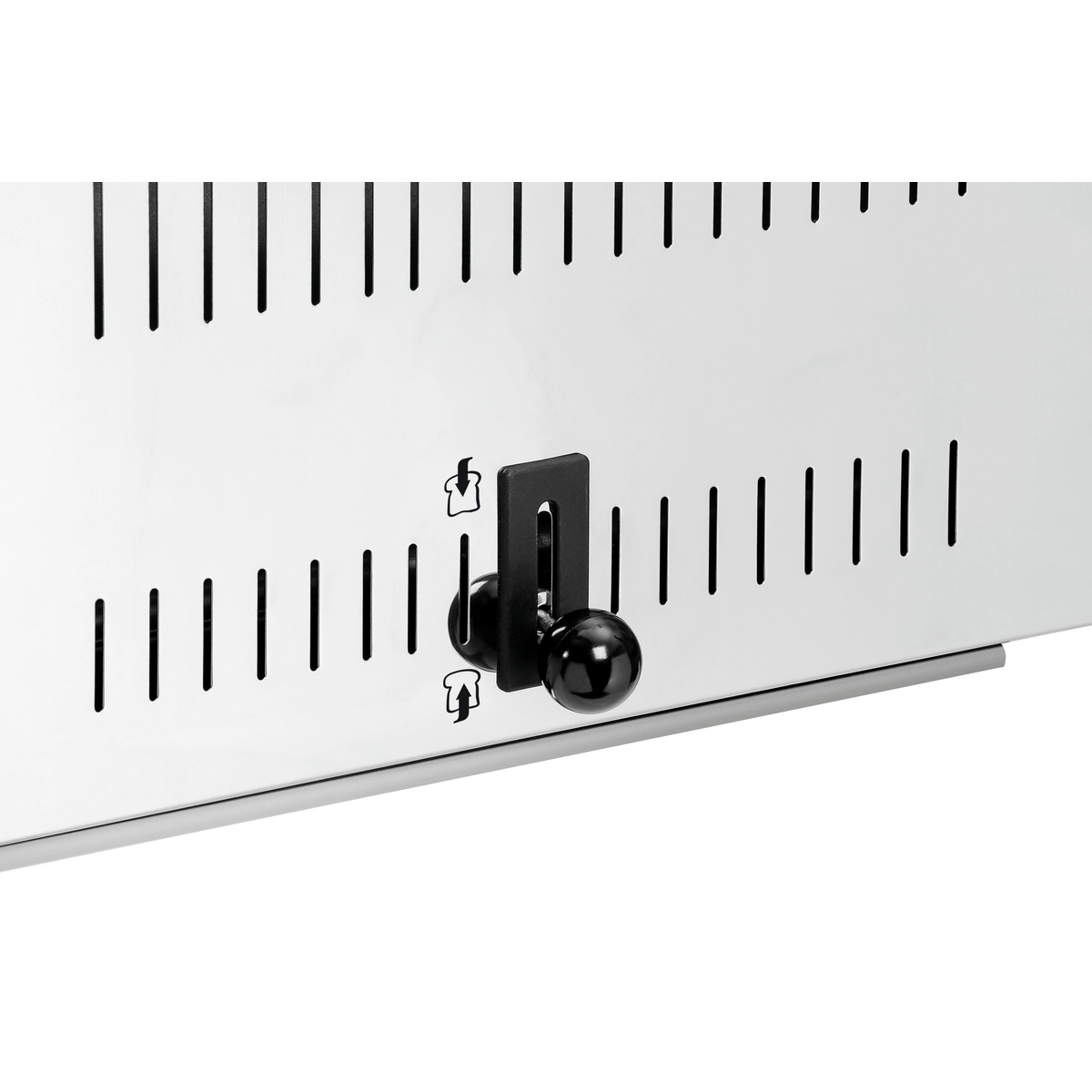 Bartscher 100197 Toaster mit 6 Schlitzen Hebel für Toastscheiben