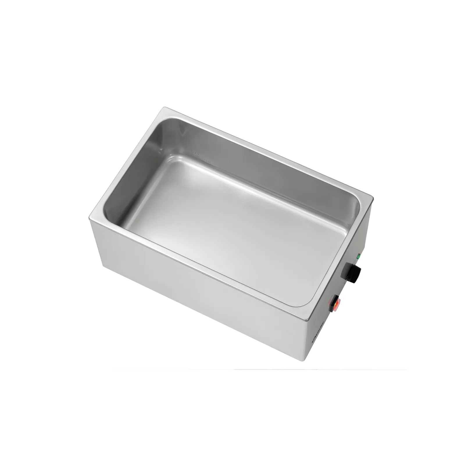 Bartscher 200232 Bain Marie 212-150 Ansicht von oben, leer, spülbehälter, einfache spüle, stahltopf, induktionsgeeignet, küchenbehälter