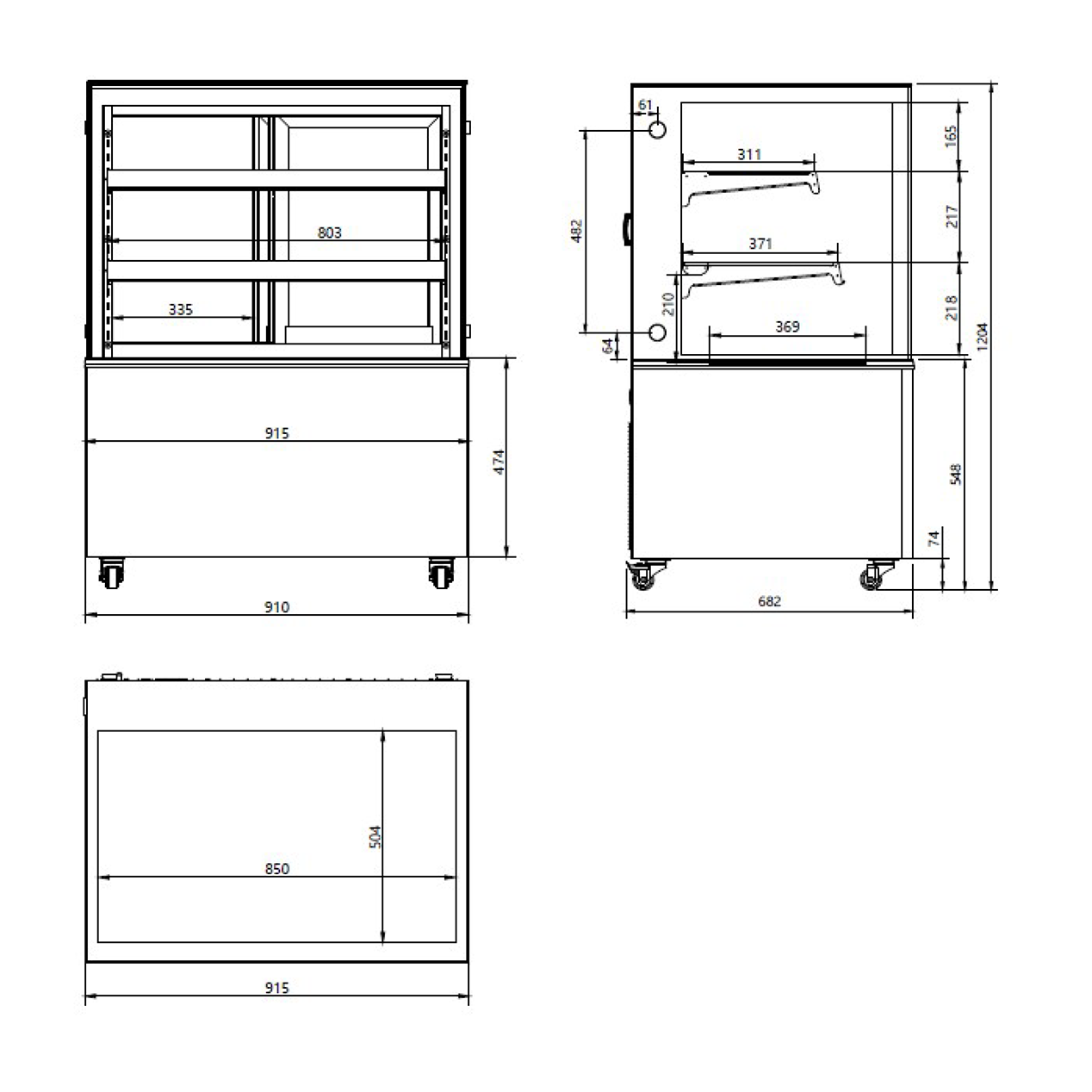  KBS 9160270 Schnittzeichnung Cube  