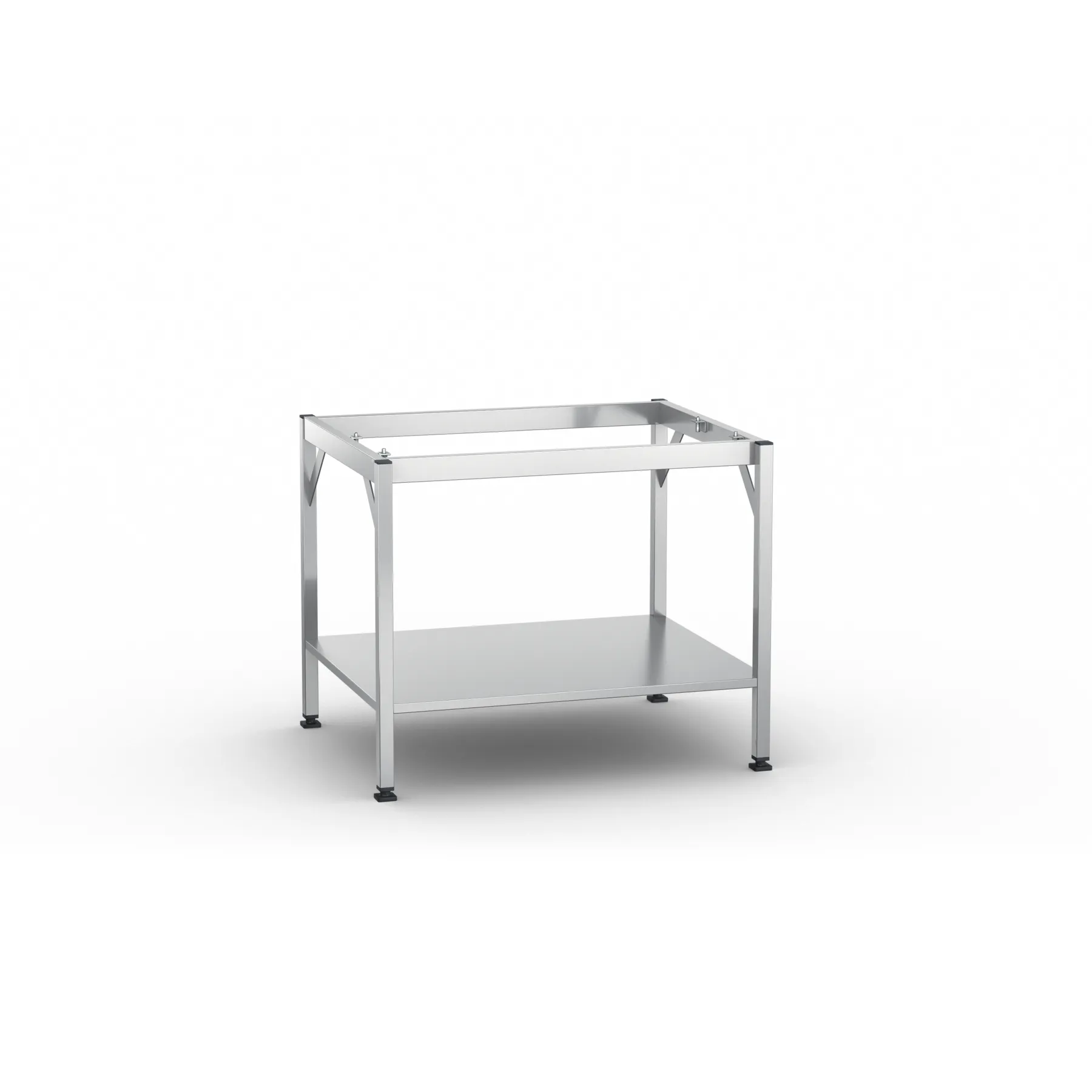 Rational Untergestell UGI Standard 60.31.089, Beistelltisch, Gehäusestahl, Metallregal, Untertisch, Regalboden