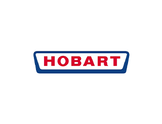 Marke Hobart, Logo, Erste Hilfe, Rocket, Logo, Brand name visible, Blue frame, Red text