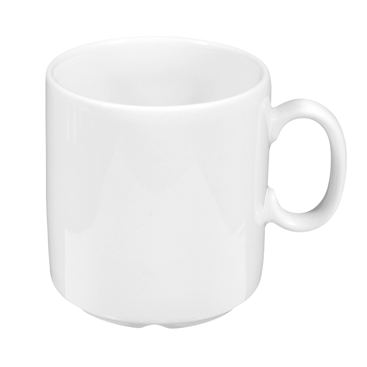 Tasse, Weiß, Keramik, Becher, Standardgröße
