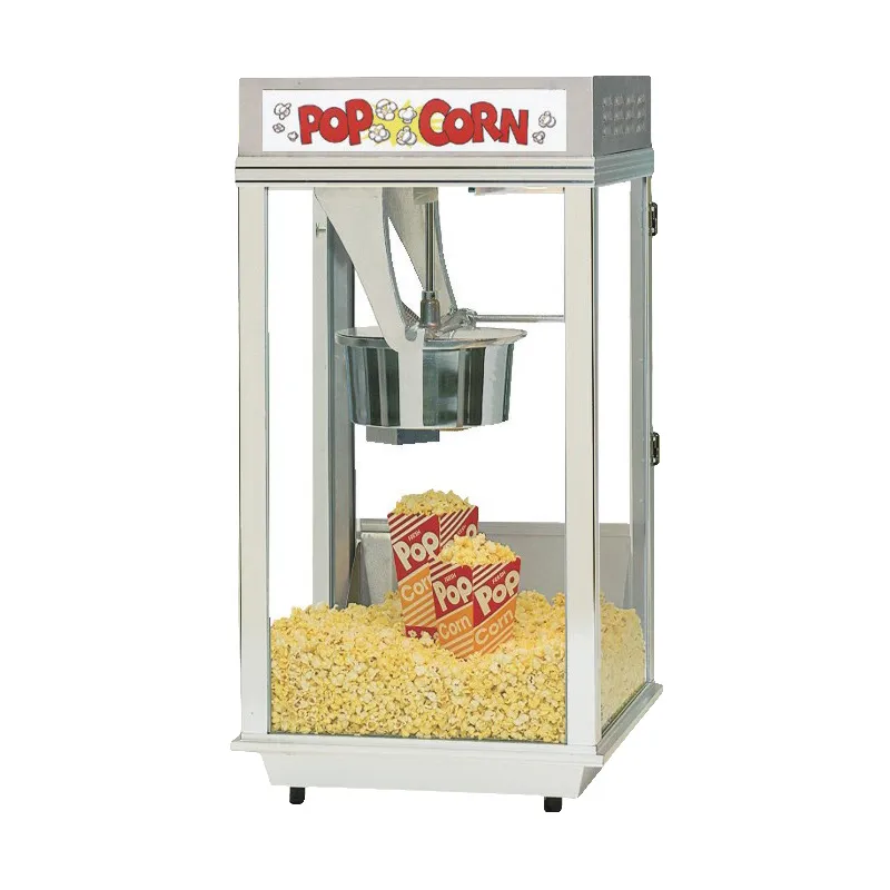 Neumärker 00-51572 Popcornmaschine Pro Pop, Kino-/Popcornmaschine, Popcornmaschine, Popcorn, Behälter, Popcorn-Körner, Metall, Glasfront, Kompakt