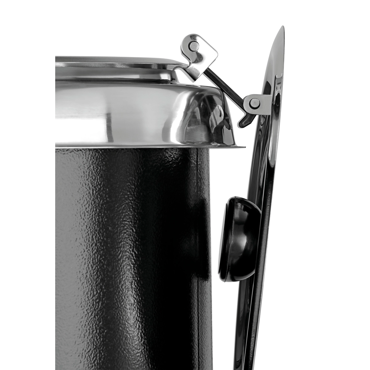 Bartscher 100067 Suppentopf Nahansicht der Deckelhalterung