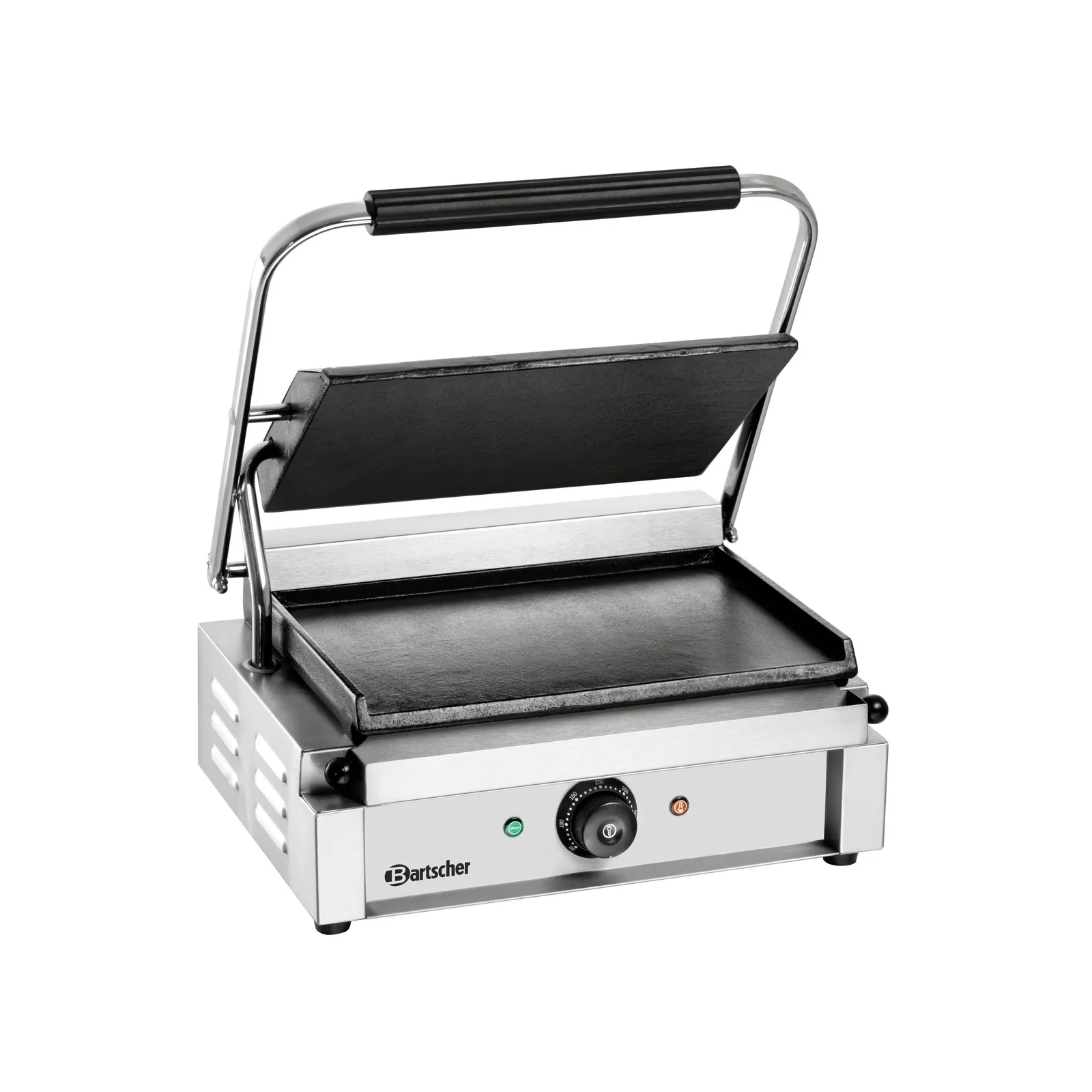 Bartscher A150679 Kontaktgrill Panini MDI Glatt Ansicht Komplett leer