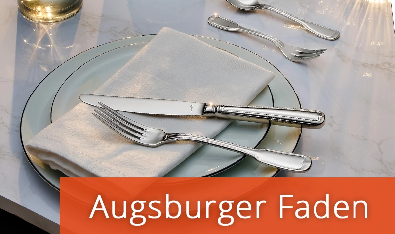 Impression Besteckserie Augsburger Faden