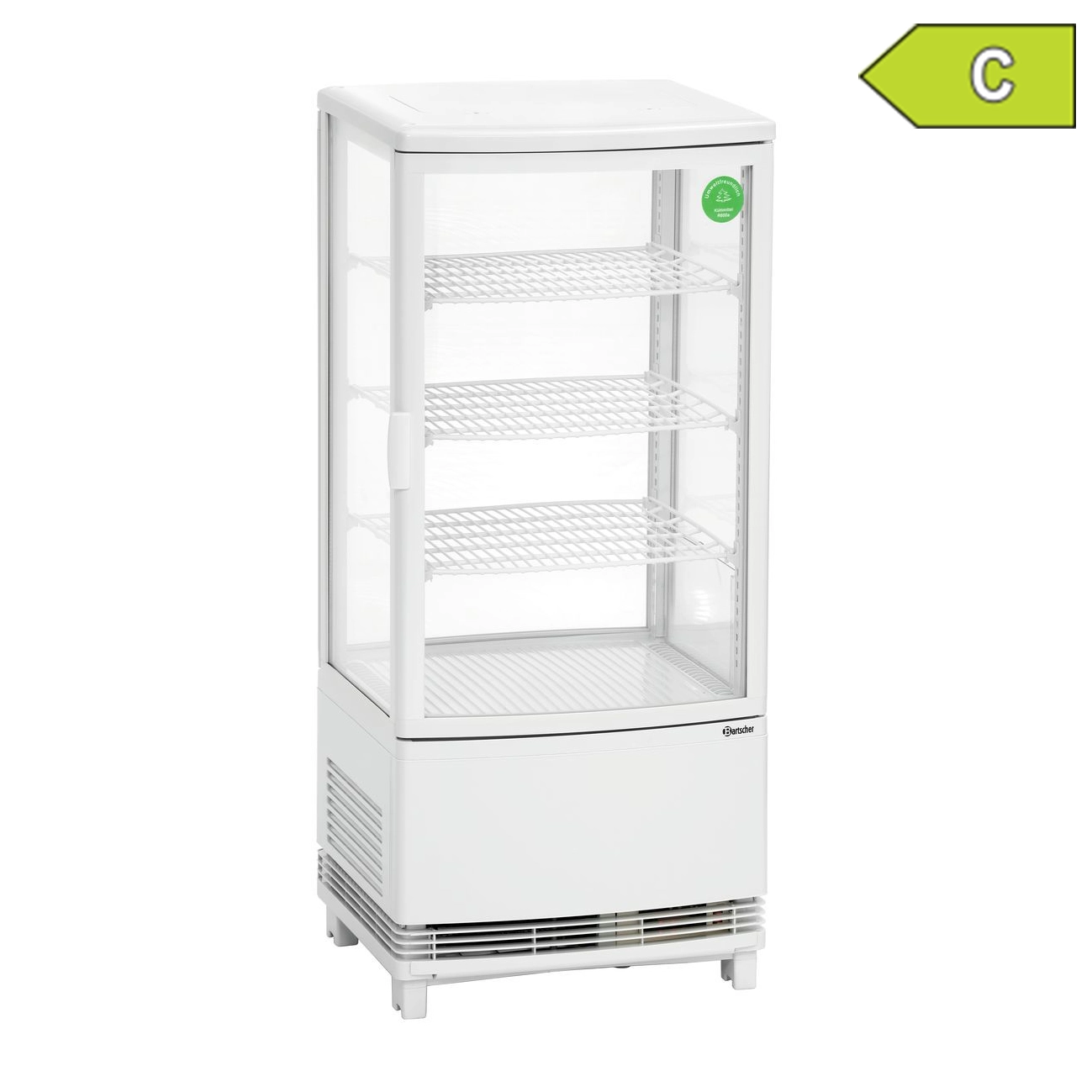 Bartscher 700678G Mini Kuehlvitrine Label  